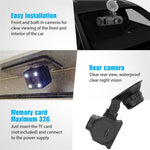 Dailyardtool®2.0-Inch IPS Screen HD 1080P 3 Lens Dashcam With Night Vision&Wifi Link