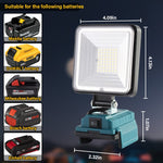 Dailyardtool®3000LM Cordless LED Work Light with charging Ports