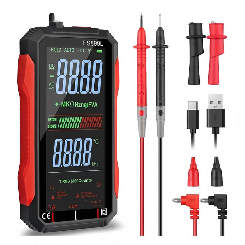 Dailyardtool®Fully Automatic - 6000 Count Digital Voltmeter