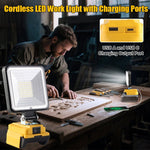 Dailyardtool®3000LM Cordless LED Work Light with charging Ports