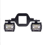 Dailyardtool® 2pcs 4 Inch LED Pods with Tow Hitch Mounting Brackets