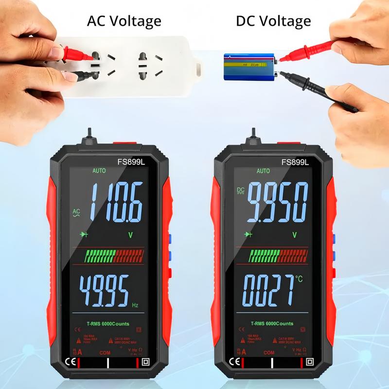 Dailyardtool®Fully Automatic - 6000 Count Digital Voltmeter