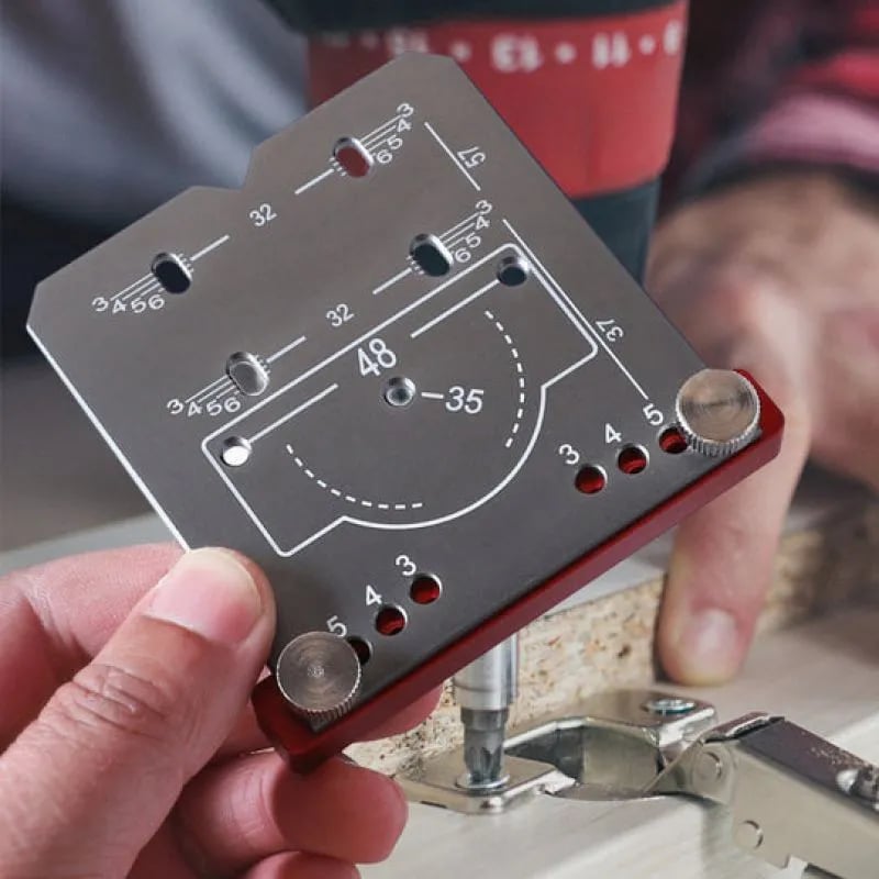 Dailyardtool® Hinge Drilling Positioner Auxiliary Tool