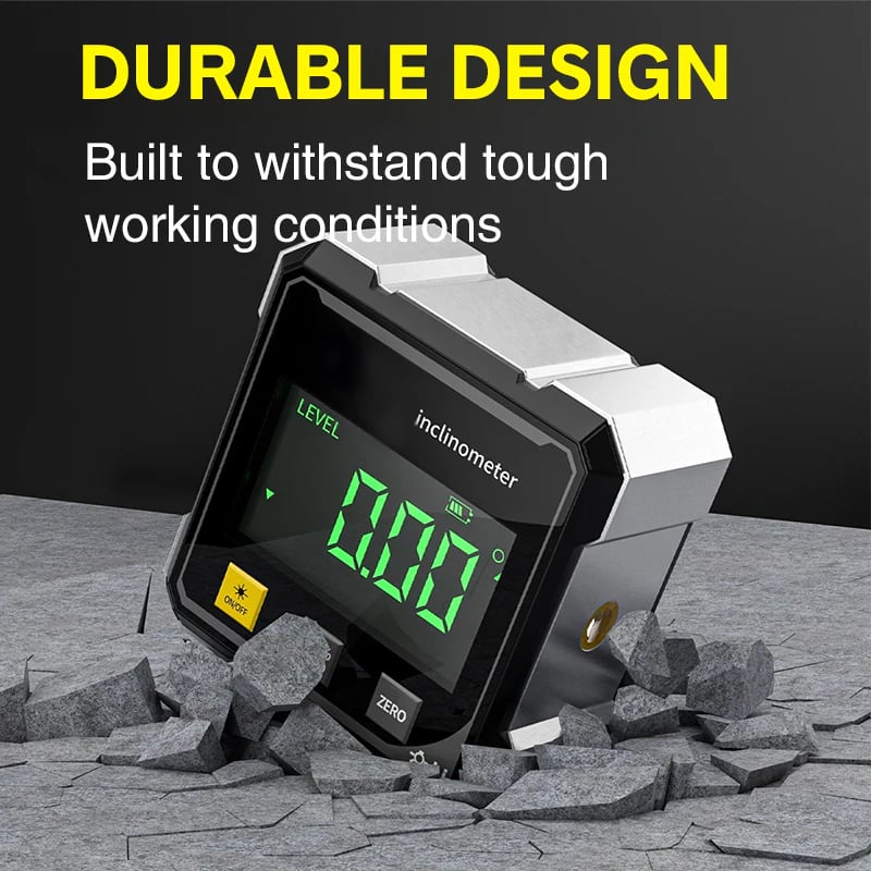 Dailyardtool®Dailyardtool®4-Side Magnetic Digital Angle Gauge with Laser
