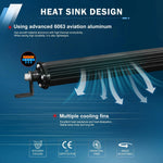 Dailyardtool® Single Row Ultra-Slim Spot Flood LED Light Bar