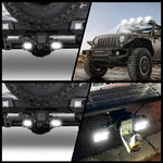 Dailyardtool® 4 Inch LED Pods with Tow Hitch Mounting Brackets