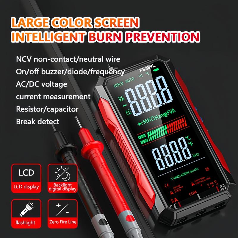 Dailyardtool®Fully Automatic - 6000 Count Digital Voltmeter