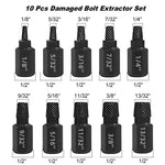 Dailyardtool® Broken Head Bolt Screw Cap Extractor Broken Head Screw Hexagon Socket Bolt Removal Tool