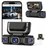 Dailyardtool® 360° Car DVR WiFi 4Channels Dash Cam Video Recorder