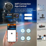 Dailyardtool®2.0-Inch IPS Screen HD 1080P 3 Lens Dashcam With Night Vision&Wifi Link