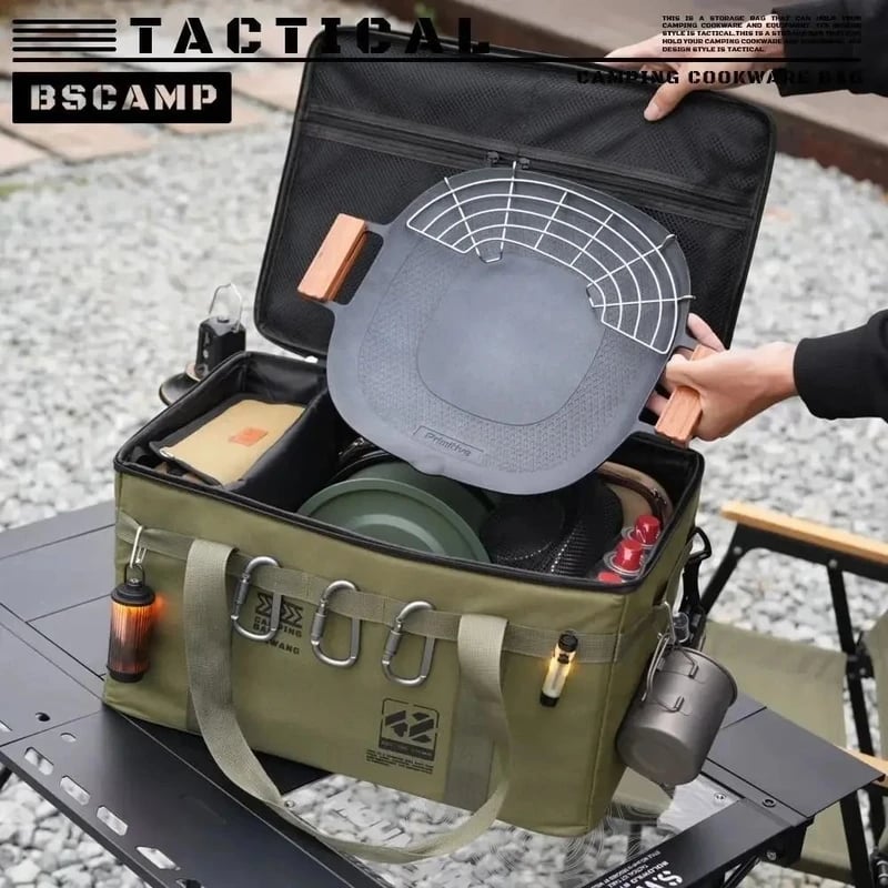 Dailyardtool® Large Capacity Outdoor Folding Storage Bag Waterproof Portable Camping & Picnic Organizer