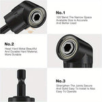 Dailyardtool® 6pcs Right-Angle Drill Bit Accessory Set - Easy to Install & Wide Compatibility