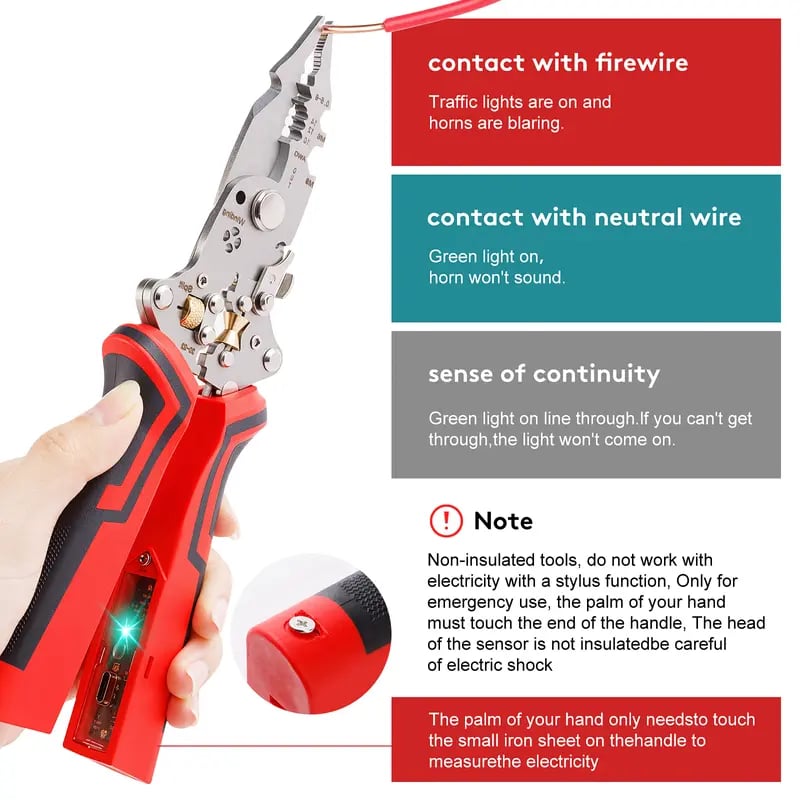 Dailyardtool®16 in 1 Wire Stripper Twister for Cutting and Pulling Wires