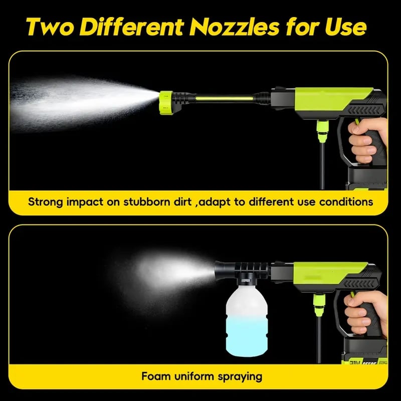 Dailyardtool®Cordless Pressure Washer and Single Port Charger Base