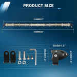 Dailyardtool® Single Row Ultra-Slim Spot Flood LED Light Bar