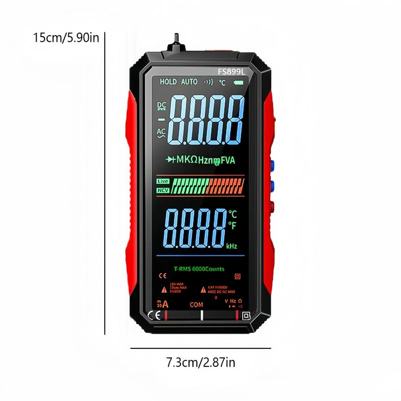 Dailyardtool®Fully Automatic - 6000 Count Digital Voltmeter