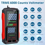 Dailyardtool®Fully Automatic - 6000 Count Digital Voltmeter