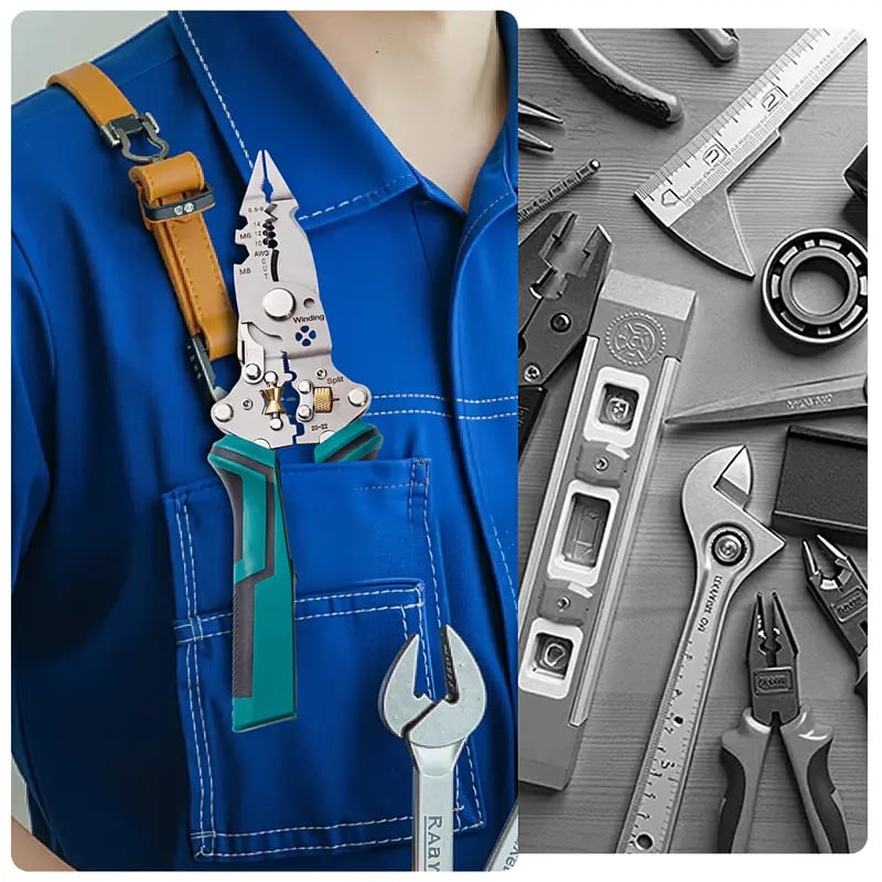 Dailyardtool®16 in 1 Wire Stripper Twister for Cutting and Pulling Wires