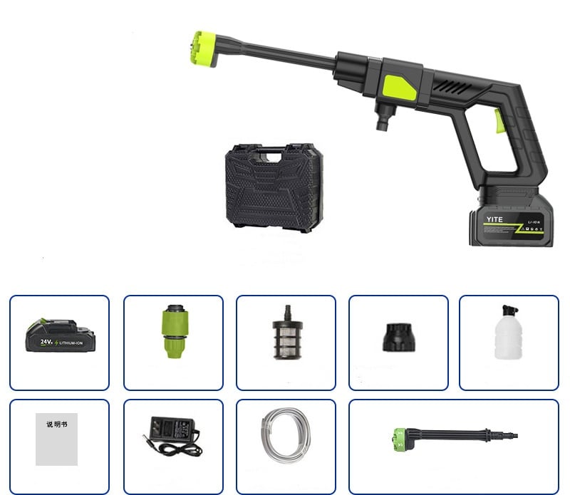 Dailyardtool®Cordless Pressure Washer and Single Port Charger Base