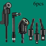 Dailyardtool® 6pcs Right-Angle Drill Bit Accessory Set - Easy to Install & Wide Compatibility
