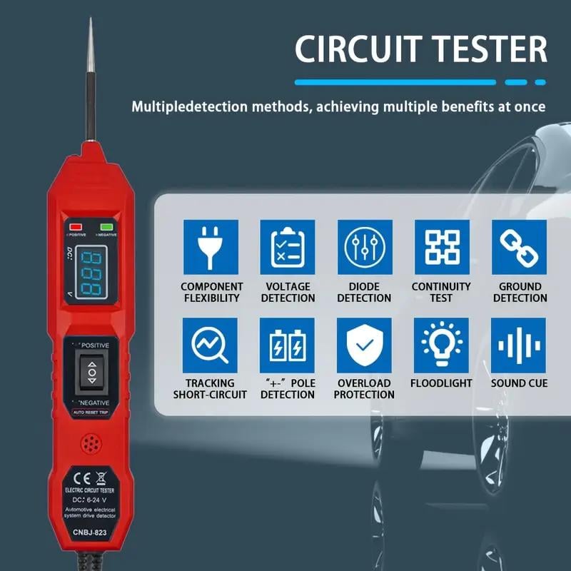 Dailyardtool®6V-24V DC Automotive Circuit Probe Tester