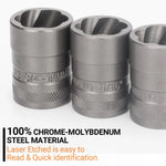Dailyardtool®Mroace 32PCS Impact Bolt Extractor Socket Set（Free shipping）