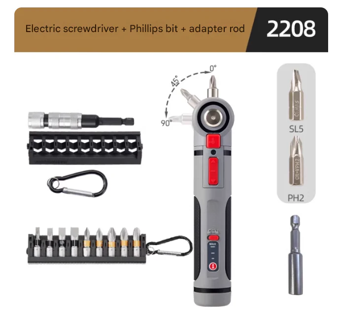 Dailyardtool®Mini Cordless Electric Screwdriver Kit – Power Up Anywhere