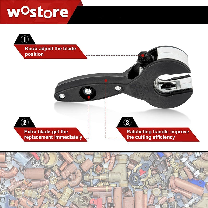 Dailyardtool®Dailyardtool®3-Piece Ratcheting Tubing Cutter Set