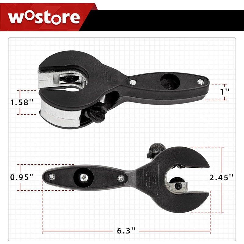 Dailyardtool®Dailyardtool®3-Piece Ratcheting Tubing Cutter Set